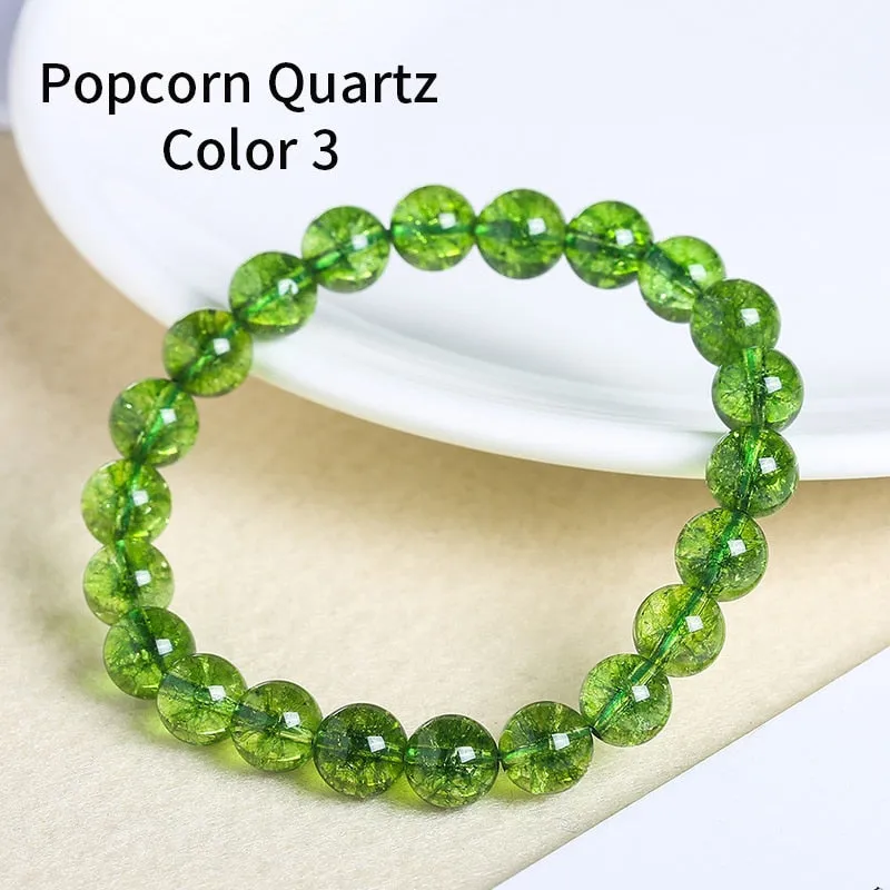 JD Natural Smooth Rose Quartz Women Bracelets