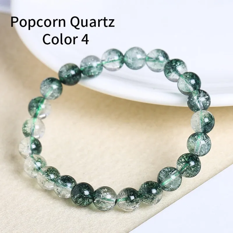 JD Natural Smooth Rose Quartz Women Bracelets