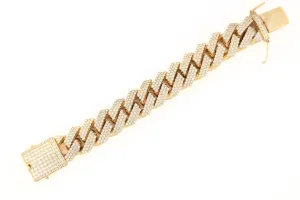 JDTK-227449- 20mm Cuban Yellow Gold Bracelet