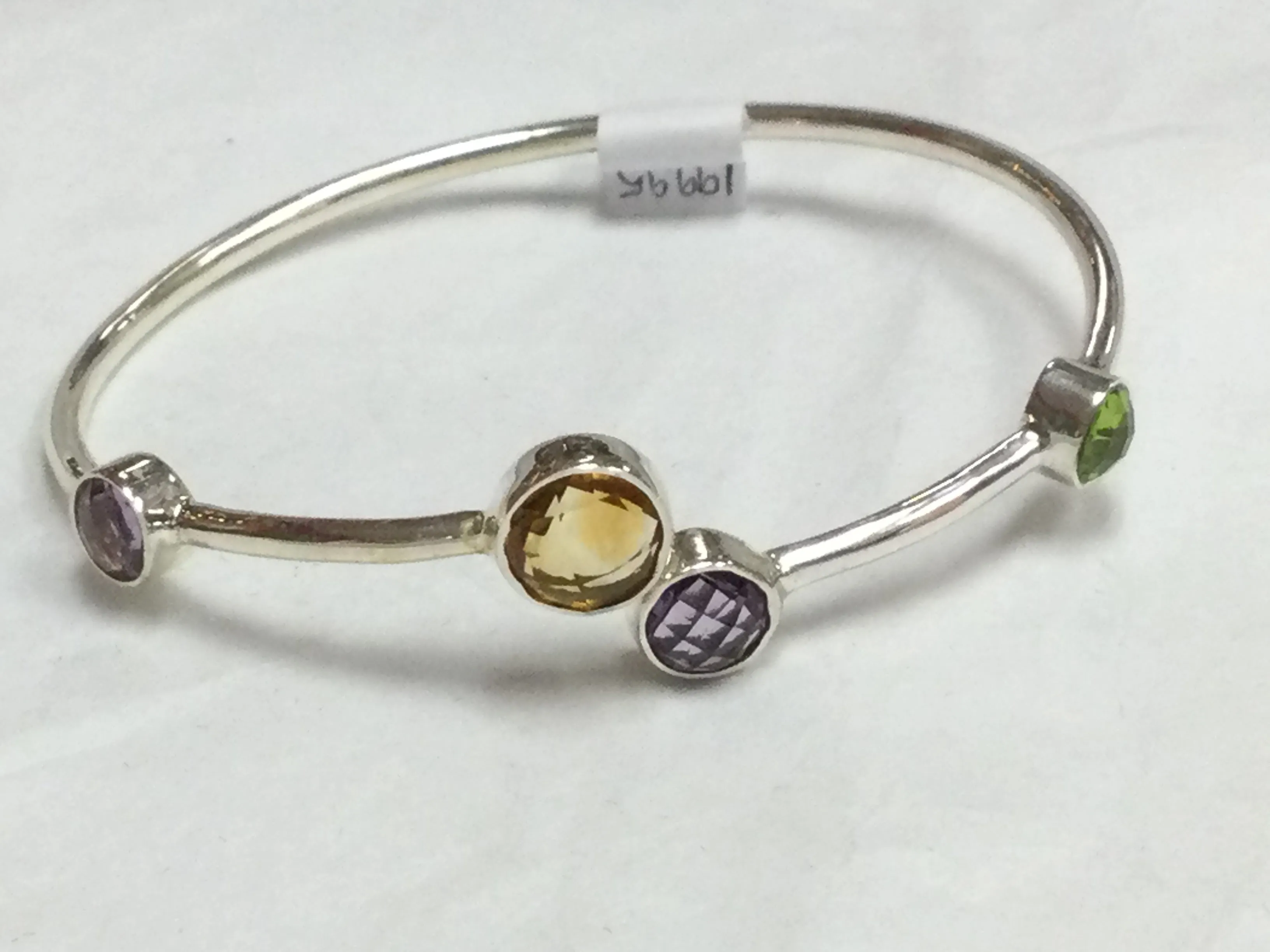 Jewelled Bangle (Various Stones)