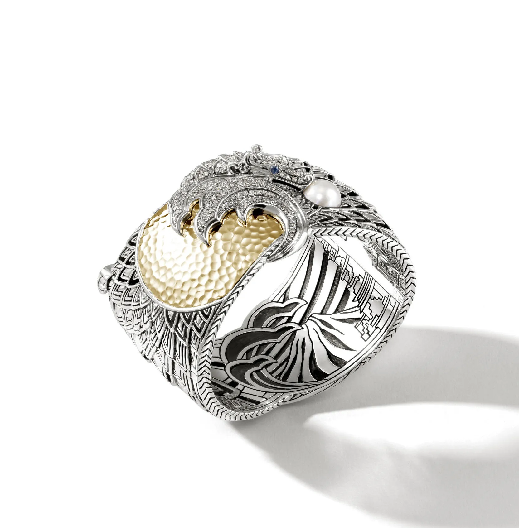 John Hardy Legends Bangle with Blue Sapphire
