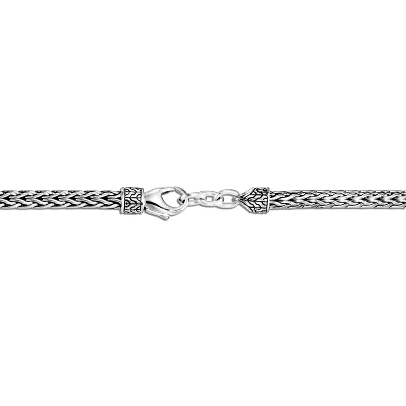 John Hardy Legends Naga Sterling Silver Station Bracelet with Blue Sapphires