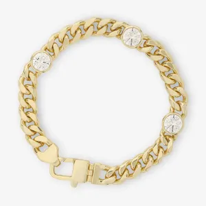 Julian Triple Diamond Cuban Chain Bracelet