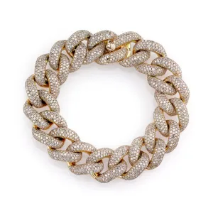 Jumbo Pavé Link Bracelet