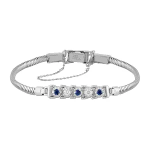 Kaspar & Esh 14k White Gold Tennis Bracelet