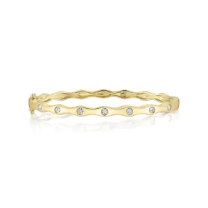 Kate 14K Yellow Gold 0.45 ct Diamond Bangle Bracelet