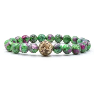 Lake Michigan Stones   Ruby in Zoisite