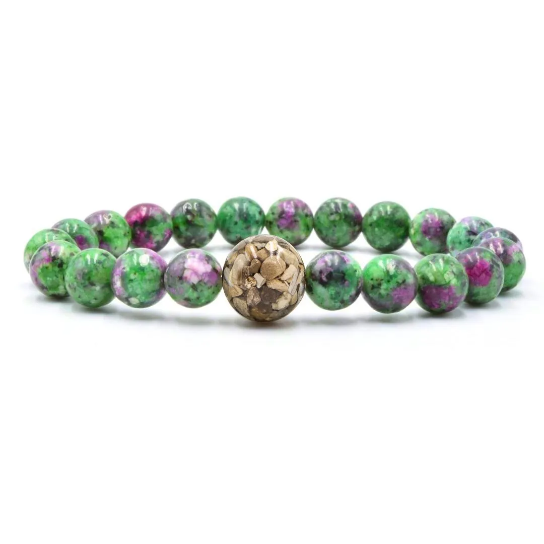 Lake Michigan Stones   Ruby in Zoisite