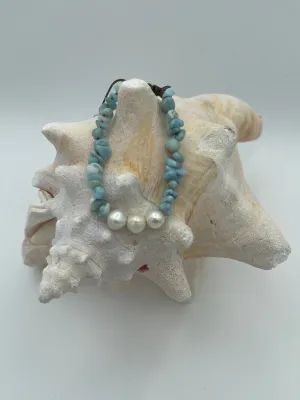 Larimar “Vera” bracelets