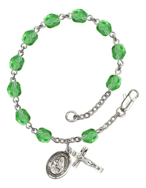 Madonna del Ghisallo Custom Birthstone Rosary Bracelet