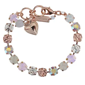 Mariana "Snowflake" Rose Gold Plated Must-Have Everyday Crystal Tennis Bracelet, 4252 1112rg
