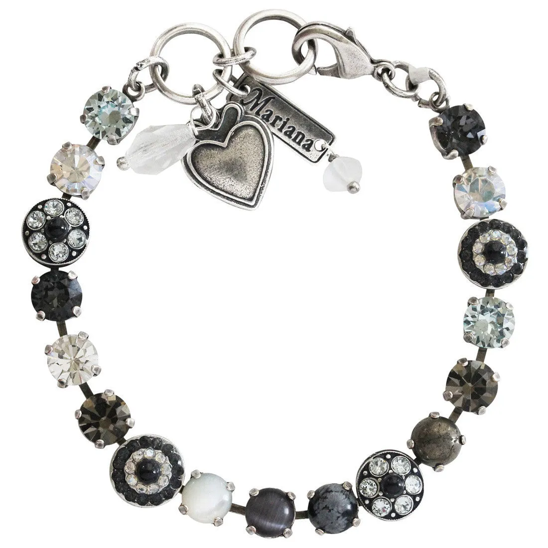 Mariana "Zulu" Silver Plated Must-Have Pavé Crystal Bracelet, 4044 M1080