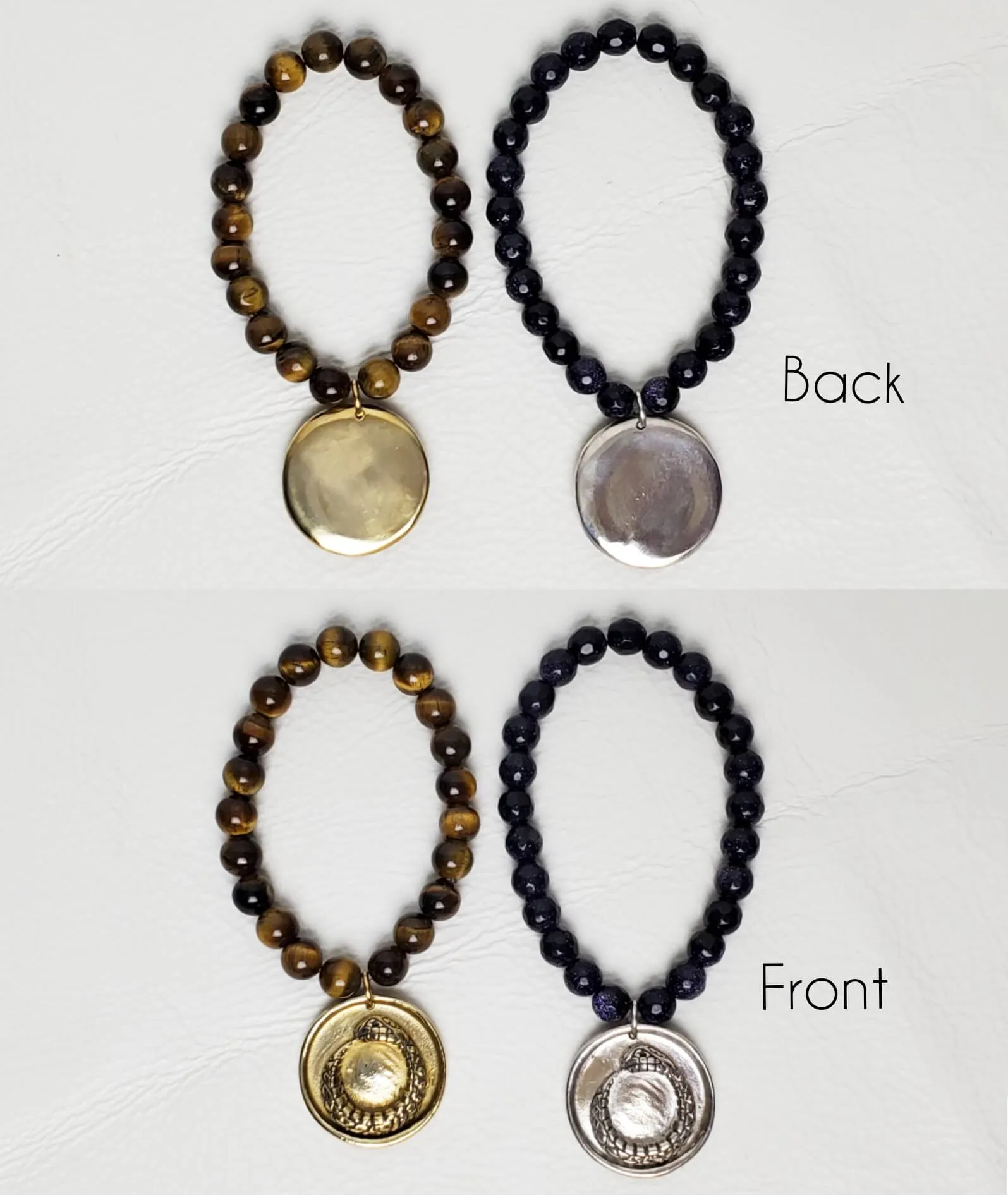 Medallion Mala Bracelets