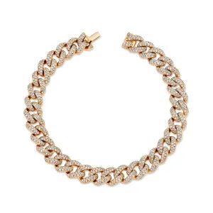 Medium Pavé Link Bracelet