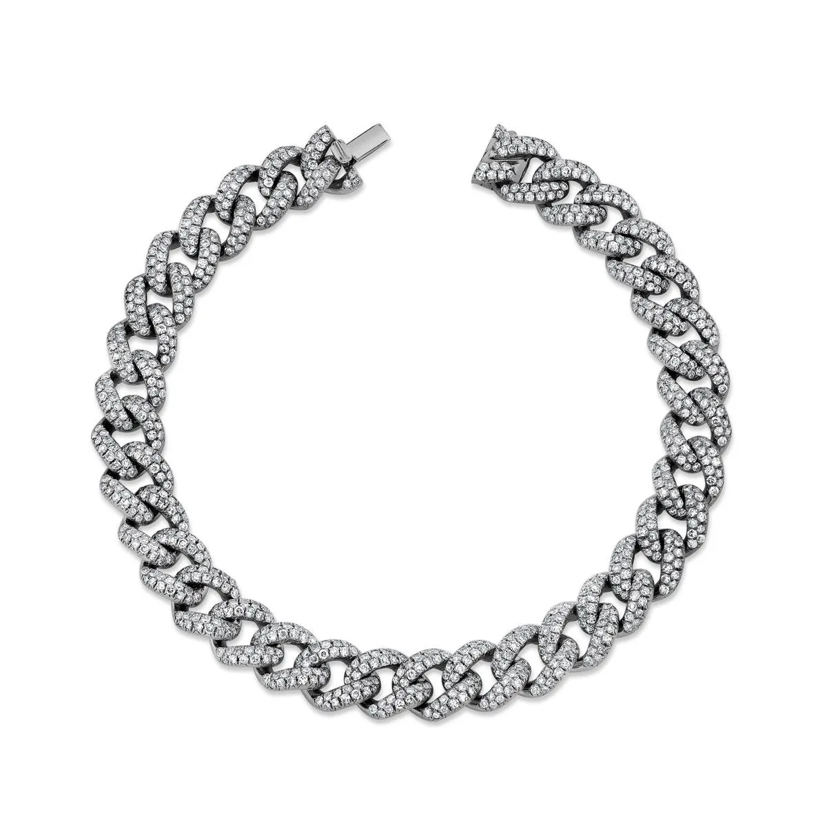 Medium Pavé Link Bracelet