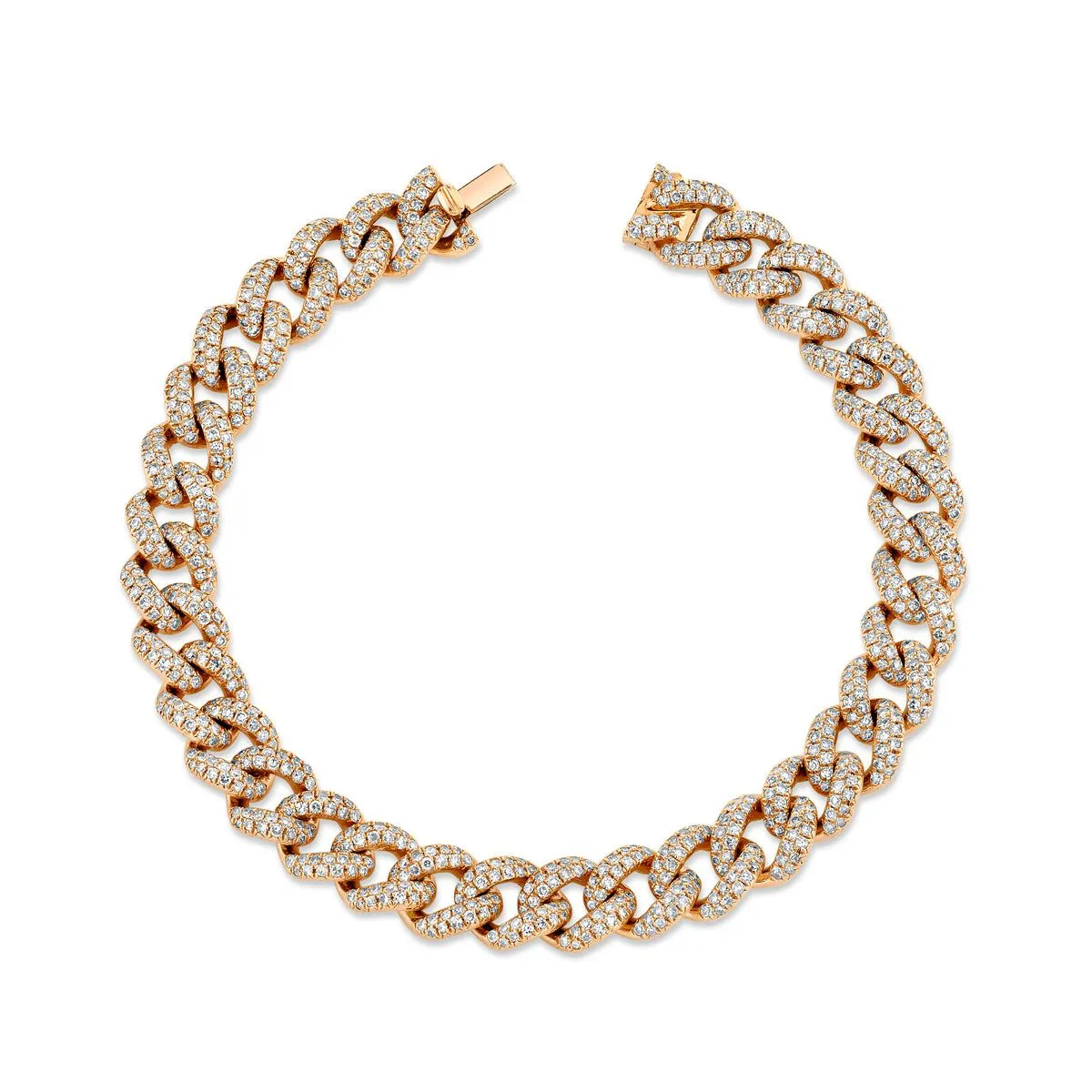 Medium Pavé Link Bracelet