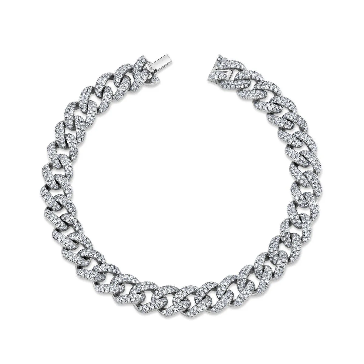 Medium Pavé Link Bracelet