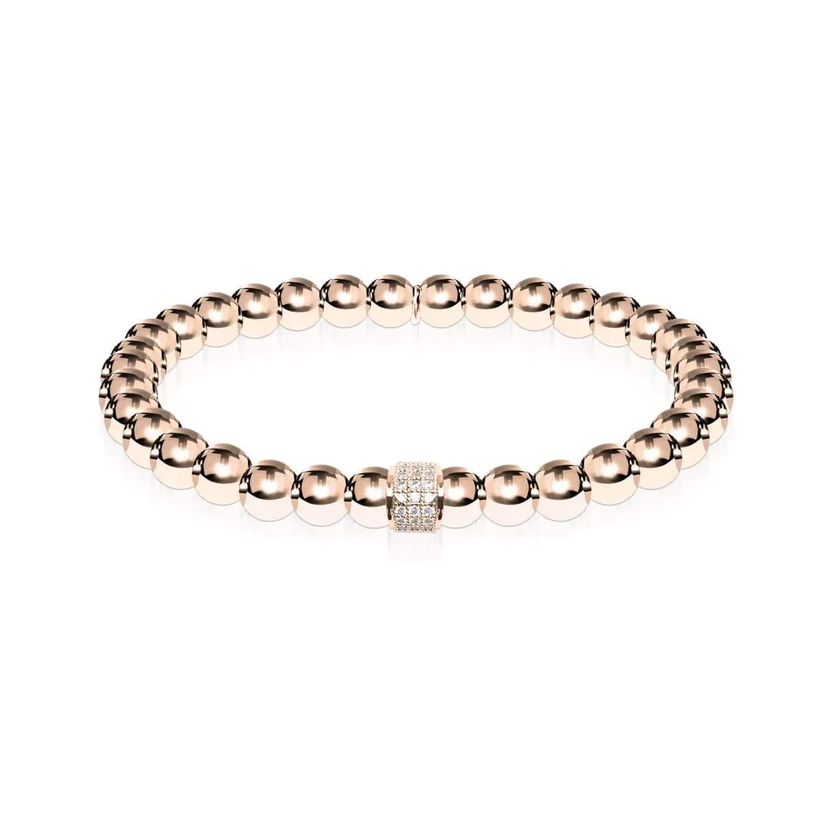 Mesmerizing | 18k Rose Gold | Crystal Pavé Expression Bracelet