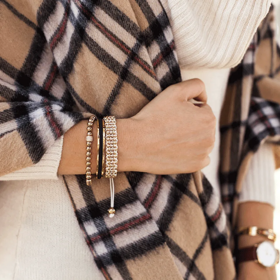 Mesmerizing | 18k Rose Gold | Crystal Pavé Expression Bracelet