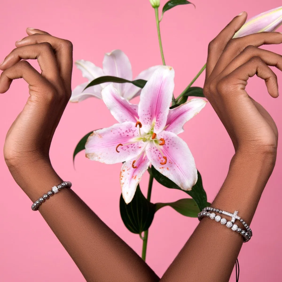 Mesmerizing | Silver | Crystal Pavé Expression Bracelet