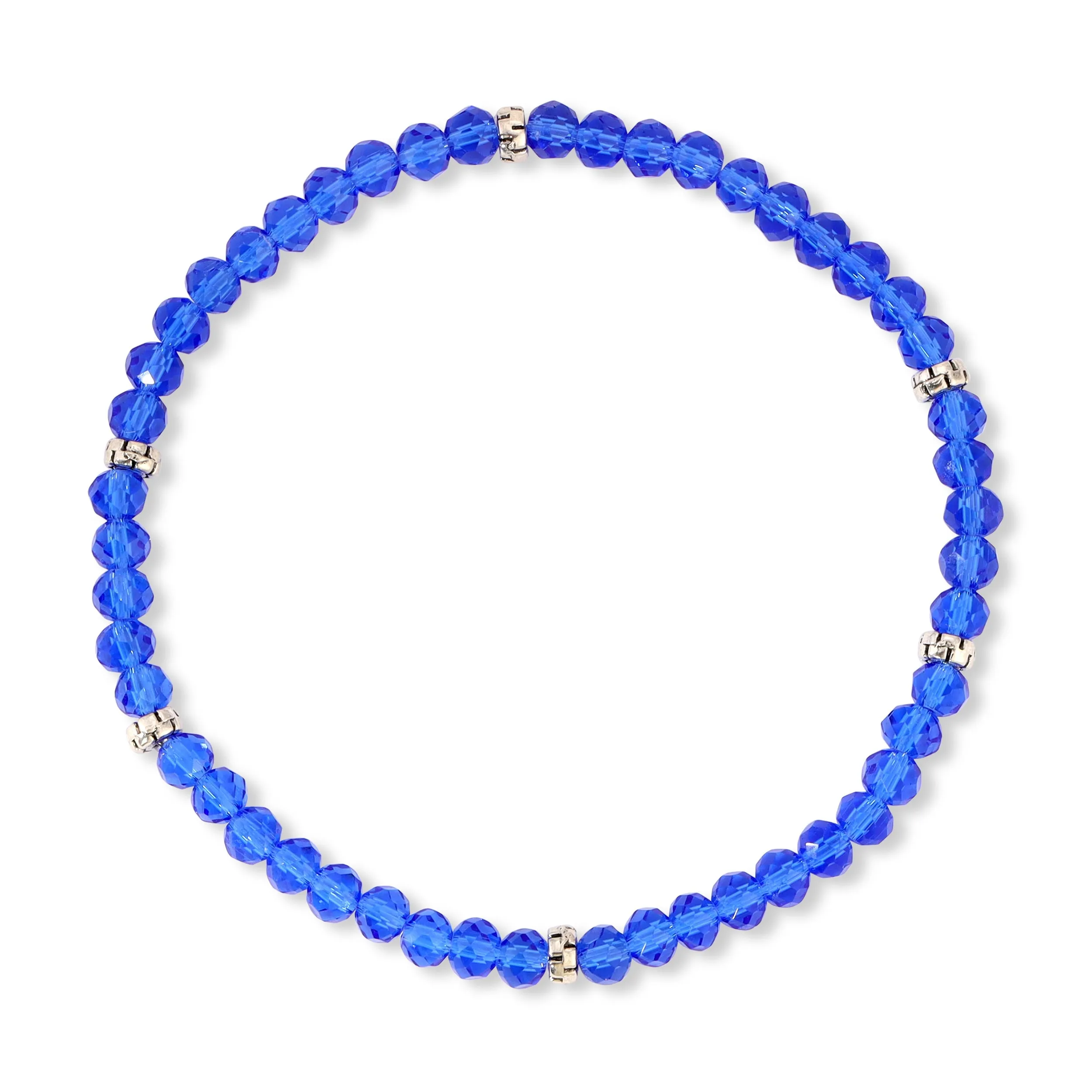 My FUN Colors Mini Crystal Bracelet Royal Crystal / Silver Accent