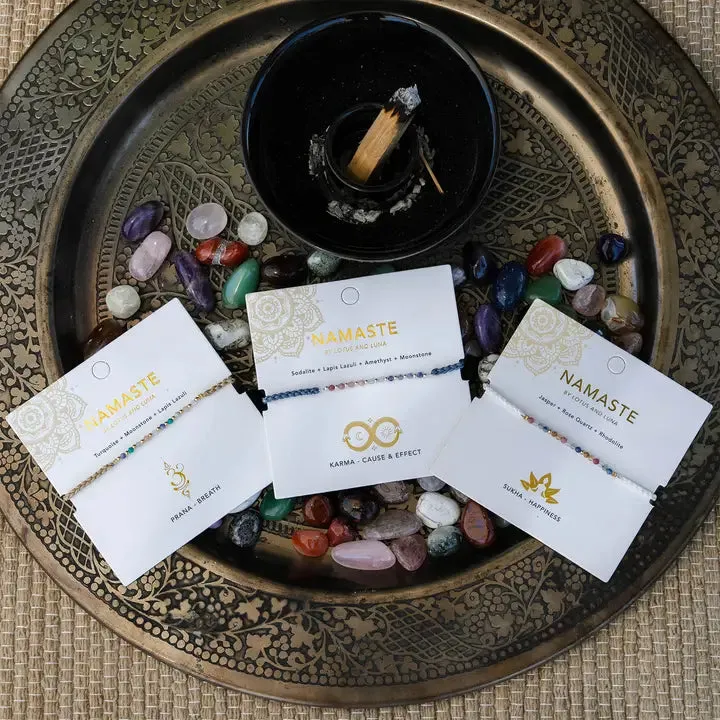 namaste bracelets (various options)
