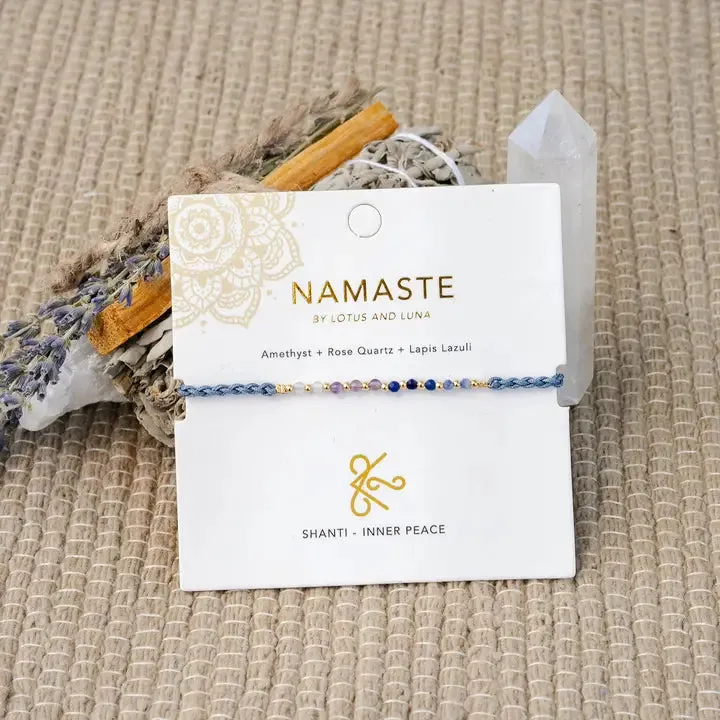 namaste bracelets (various options)