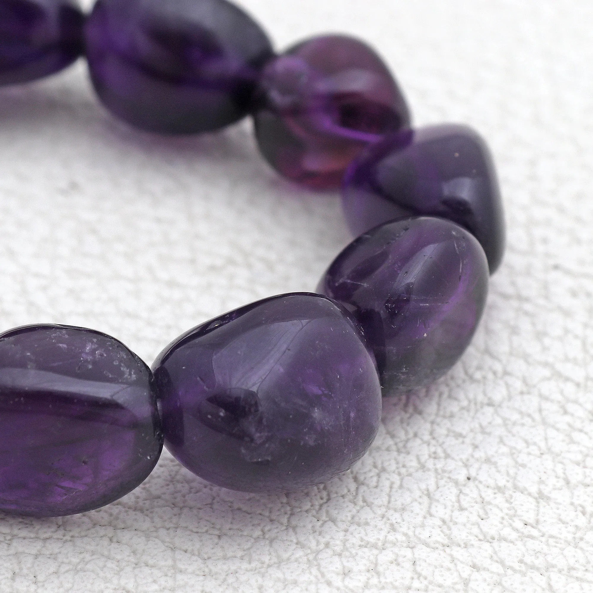 Natural Amethyst Beads Bracelet