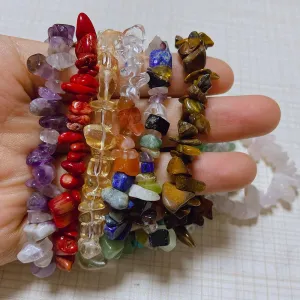 Natural Raw Crystal Bracelets