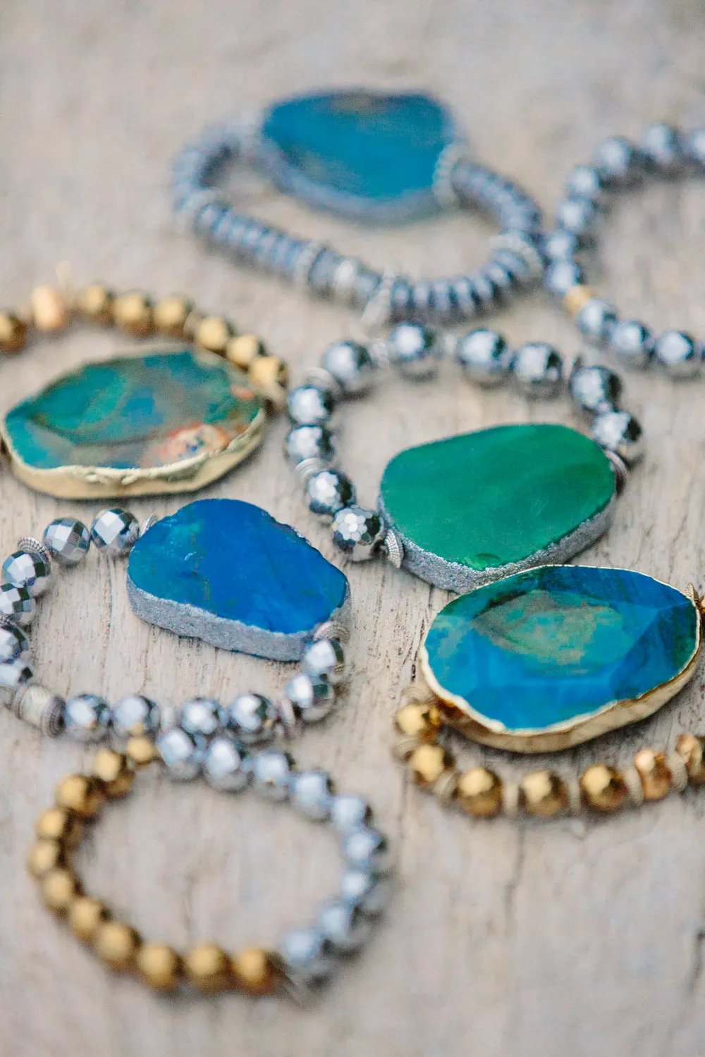 Natural Stone Bracelet Collection