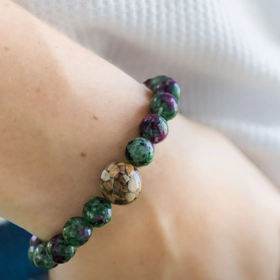 New York Stones   Ruby in Zoisite