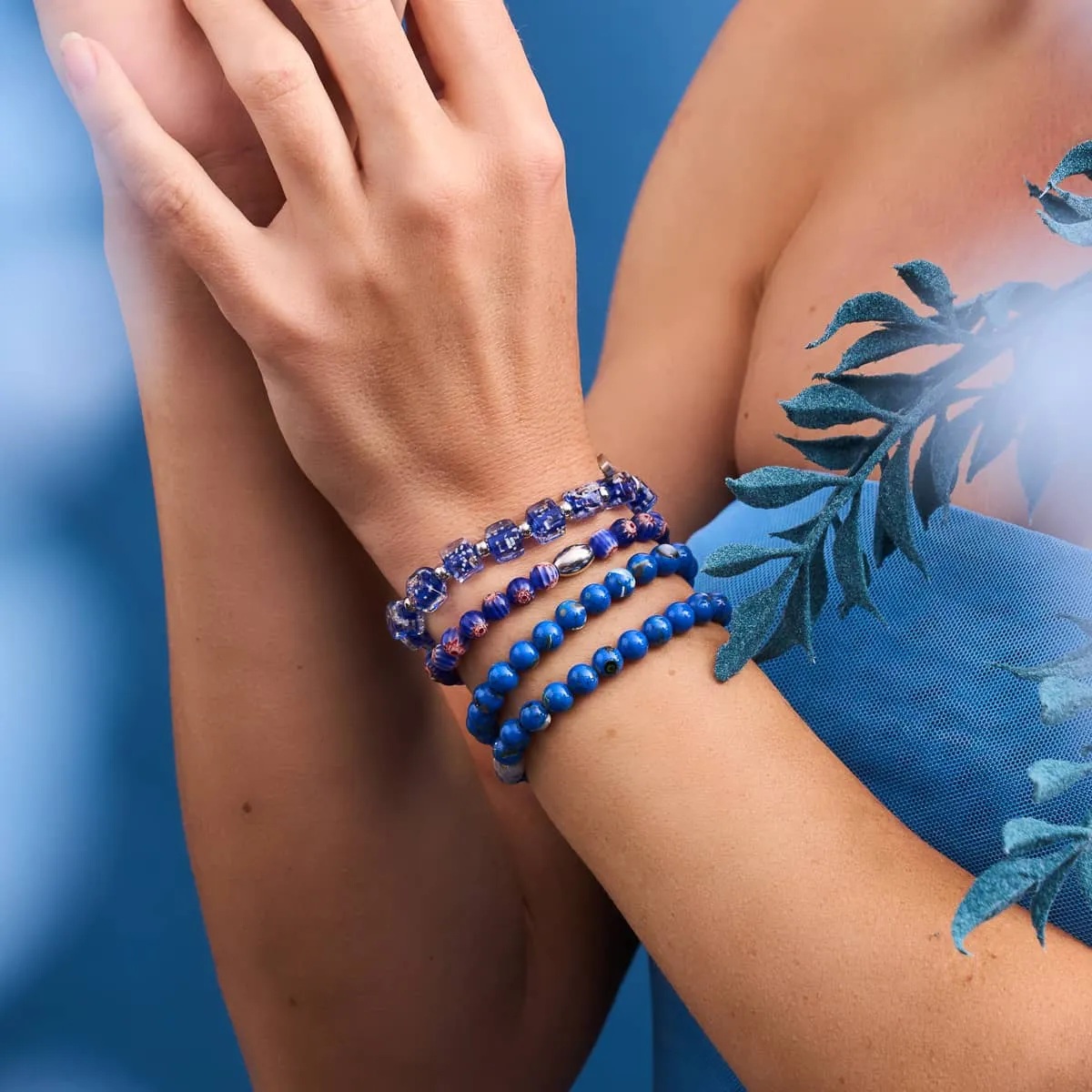 Ocean | Silver | Gilded Turquoise Gemstone Wrap