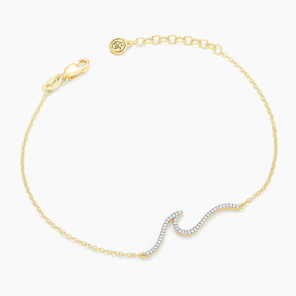 Ocean Waves Chain Bracelet