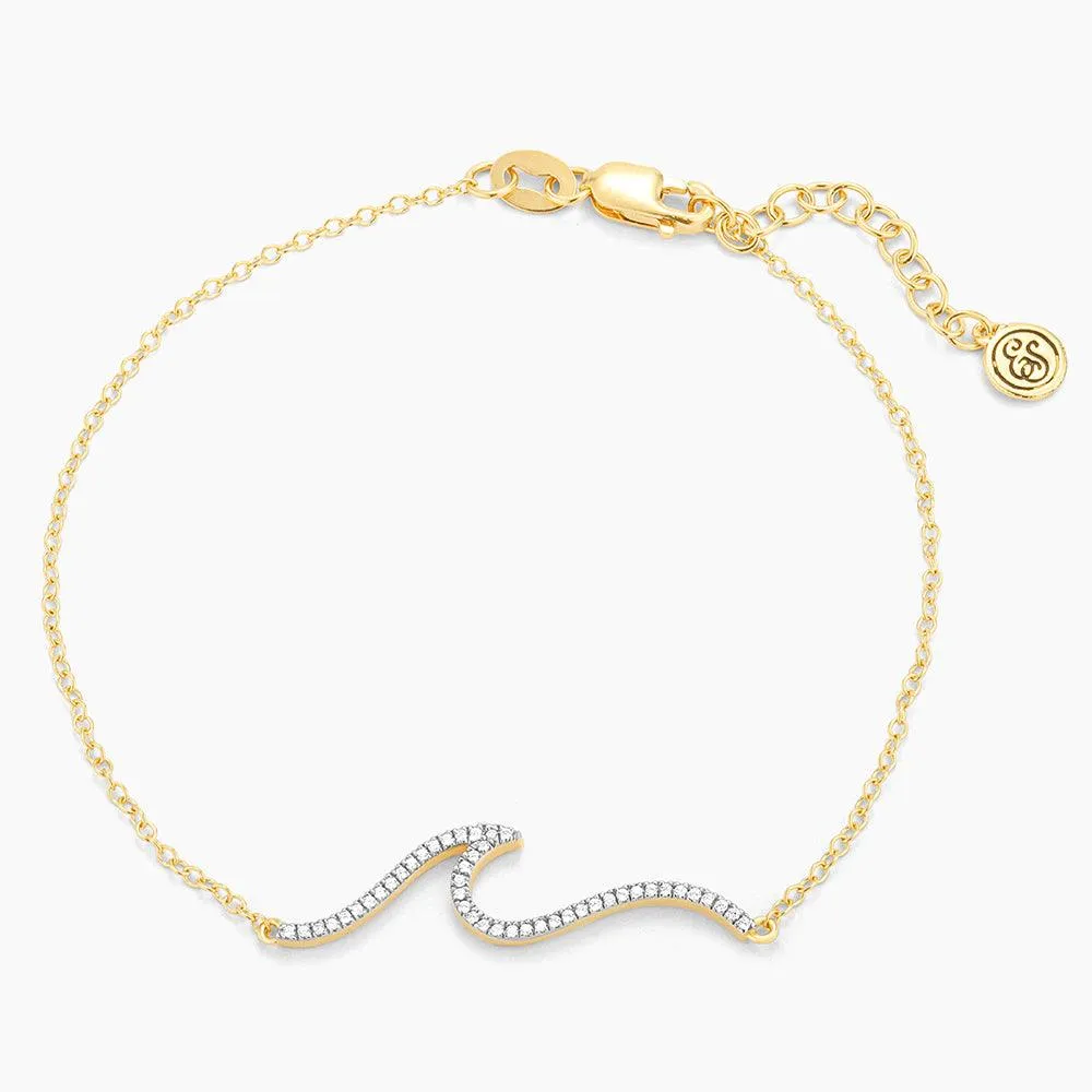 Ocean Waves Chain Bracelet