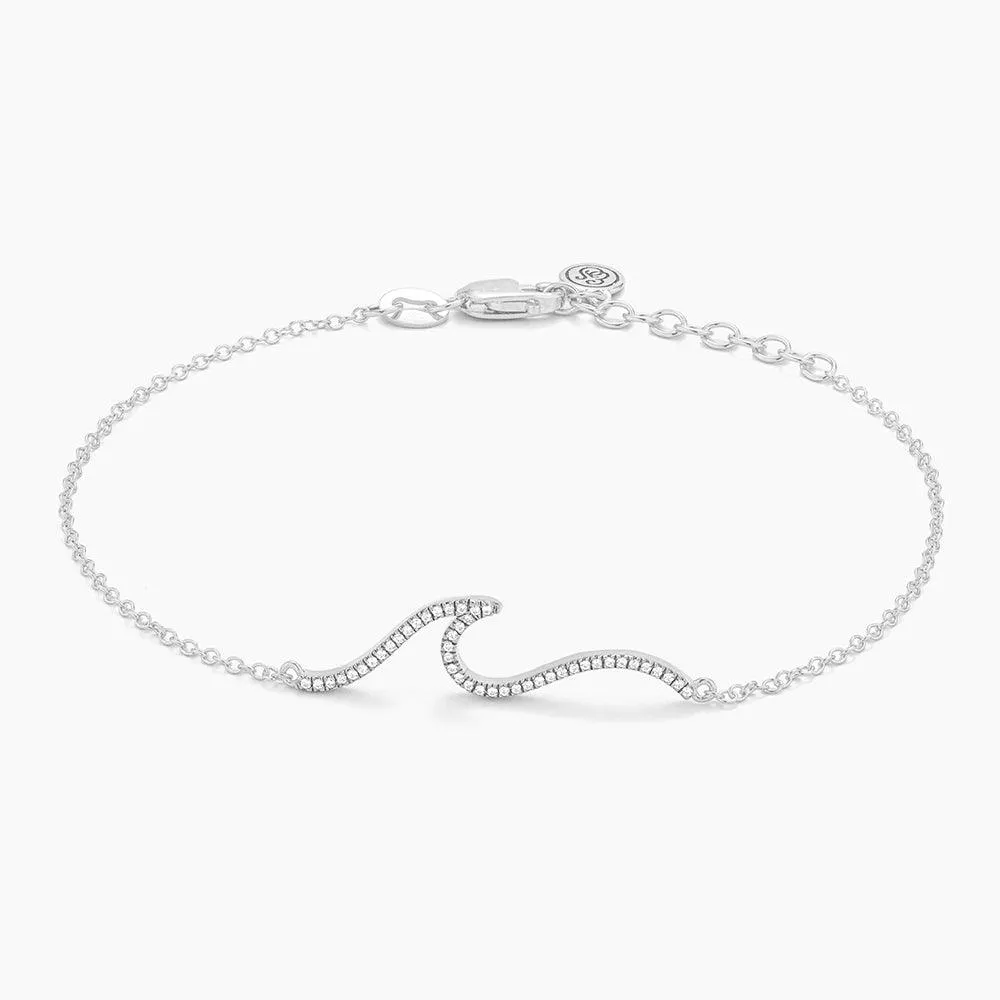 Ocean Waves Chain Bracelet