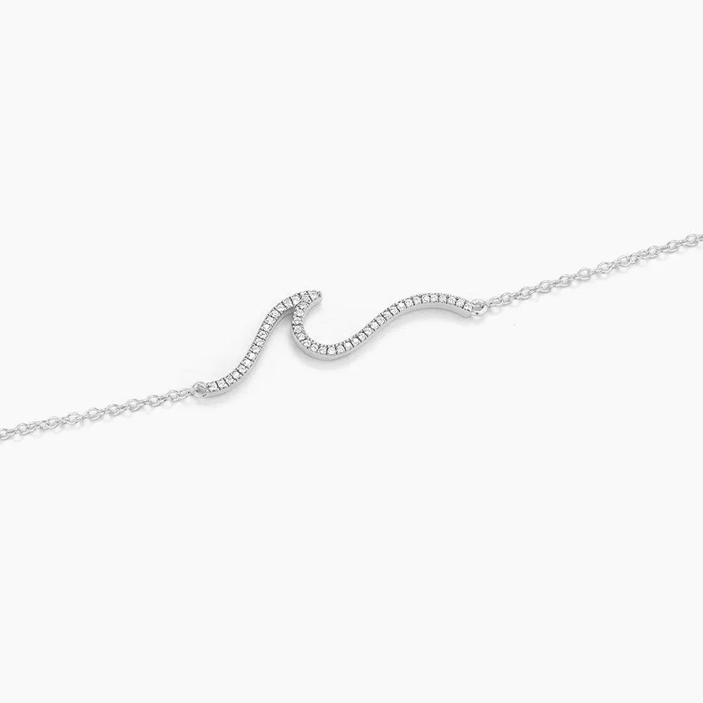 Ocean Waves Chain Bracelet