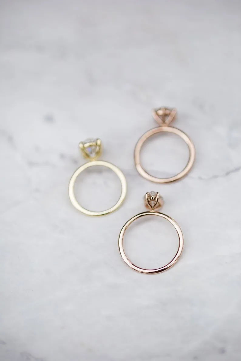 Oval Moissanite engagement ring yellow gold unique vintage Ring engagement ring for women Wedding Bridal Anniversary gifts