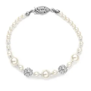 Pearl & Pave Bracelet