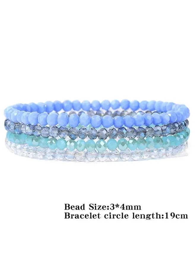Peppe Crystal Bracelets x 3