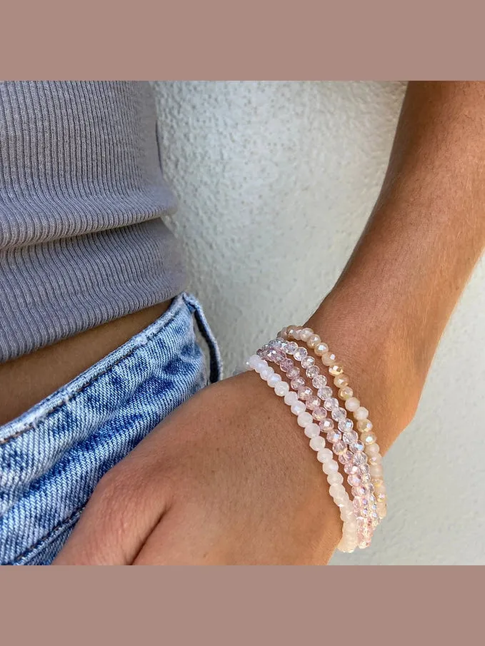 Peppe Crystal Bracelets x 3