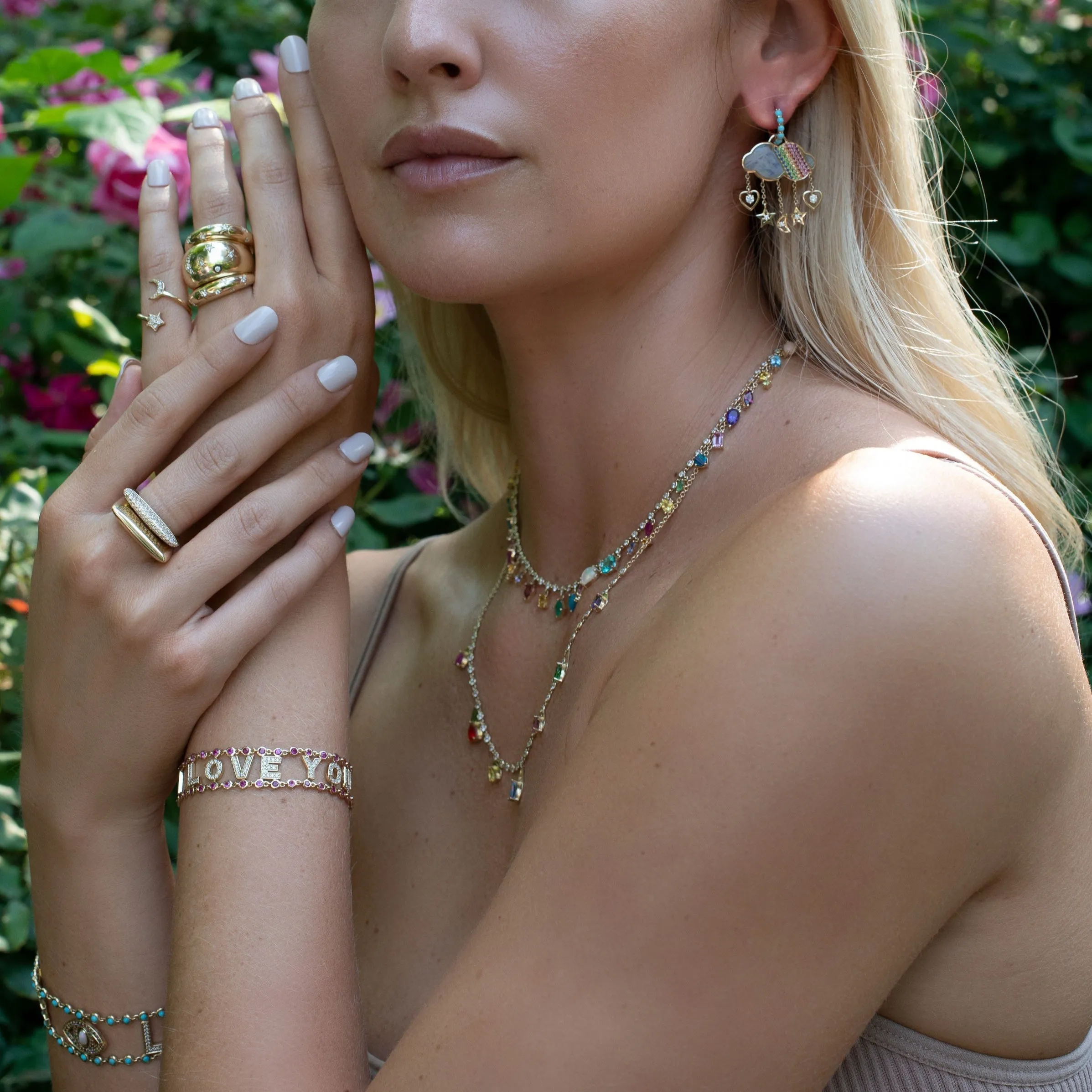 Precious Stone Mantra Bracelet
