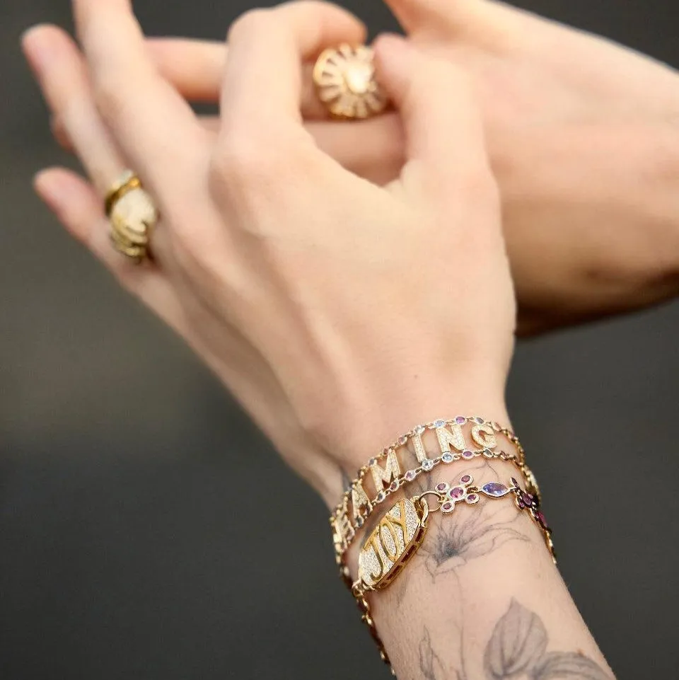 Precious Stone Mantra Bracelet