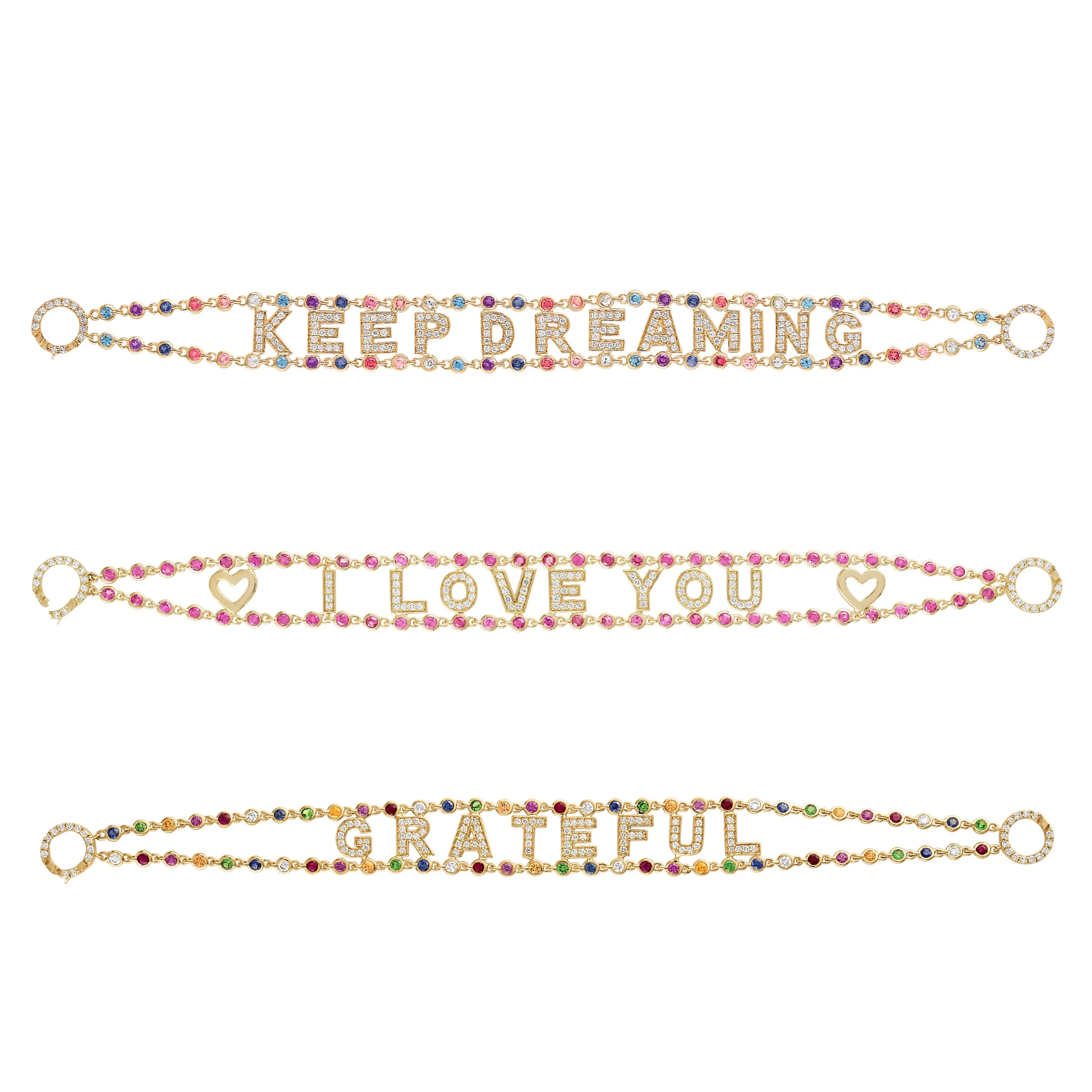 Precious Stone Mantra Bracelet