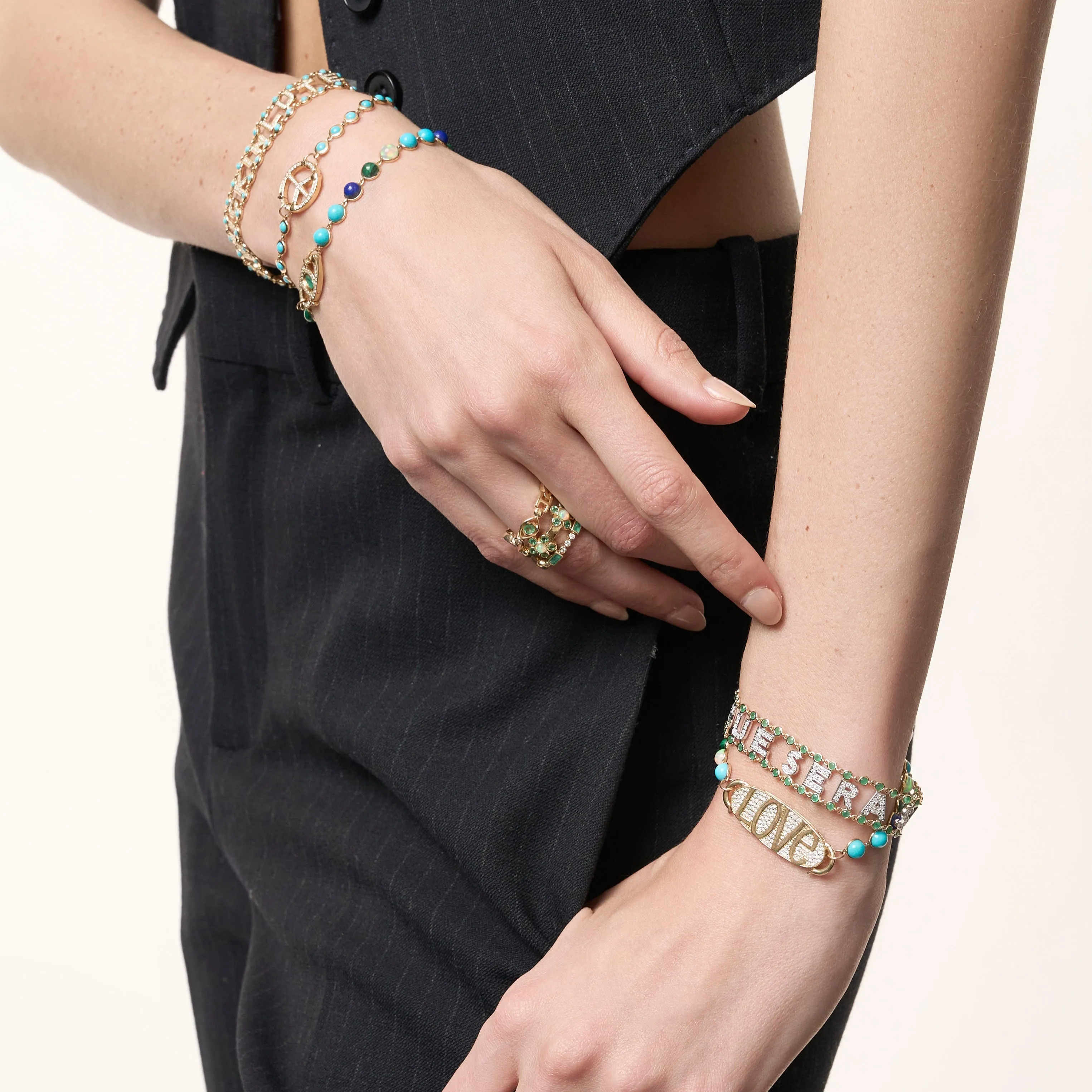 Precious Stone Mantra Bracelet