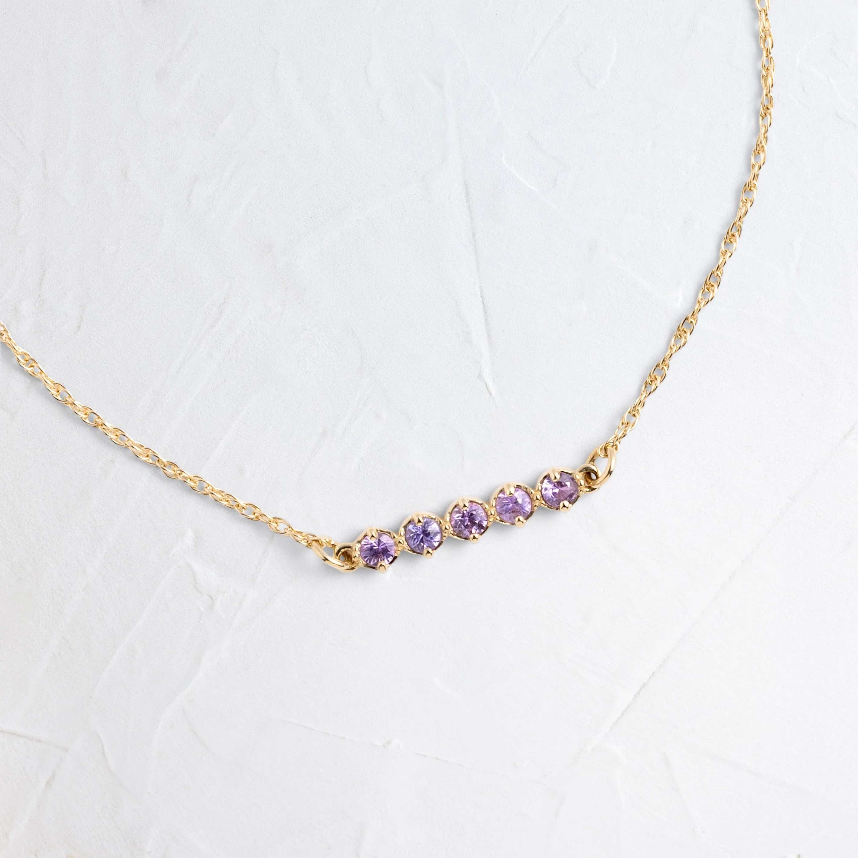 Prelude Bracelet, Purple Sapphire