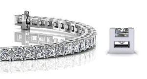 Princess Cut Dreams Lab-Grown Diamond Bracelet with 10.40 ct.(finished) 3.25mm