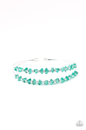 Prismatic Posh Green Paparazzi Bracelet