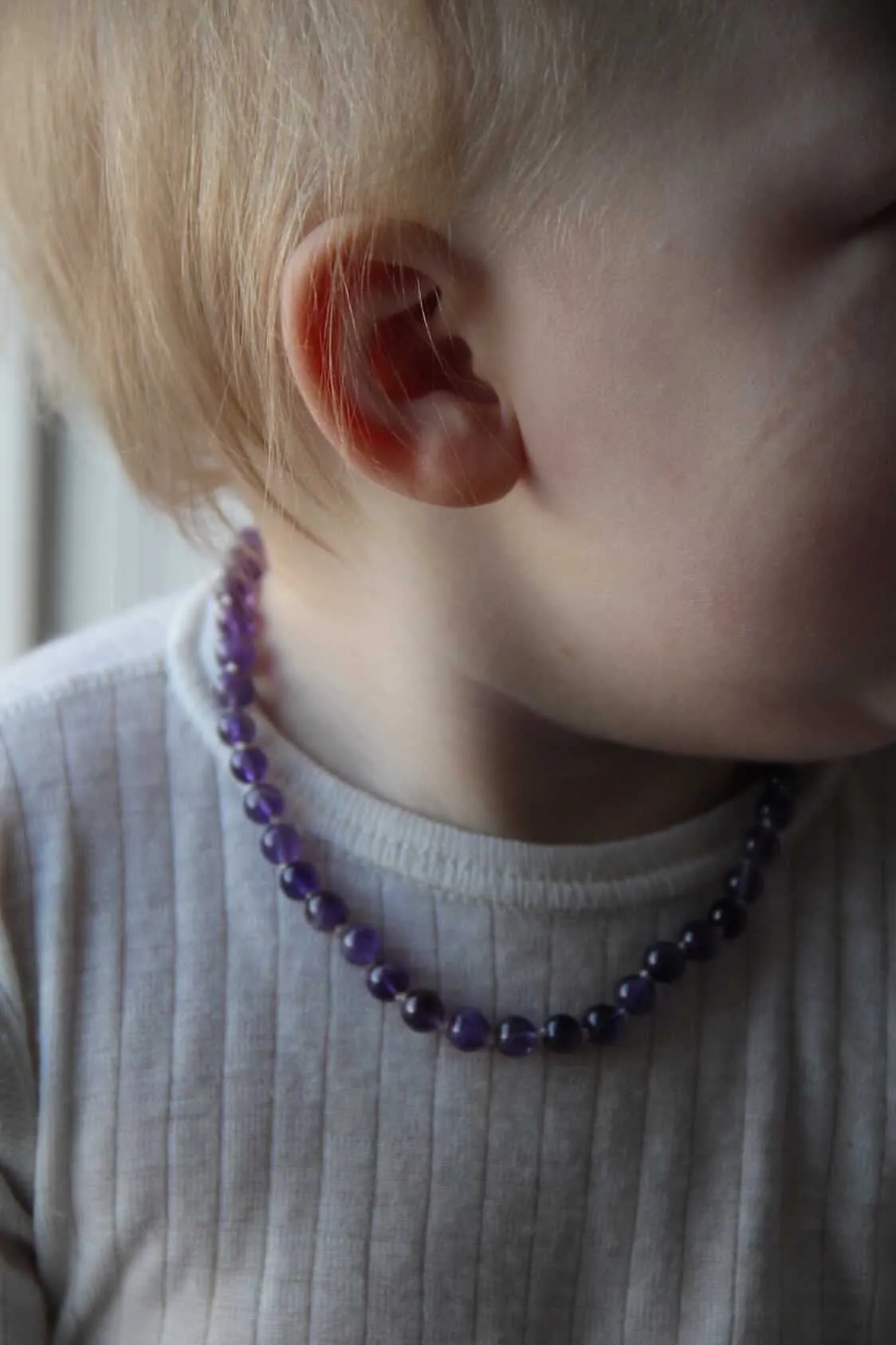 Purple Amethyst - Necklace (kids)