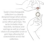 Qudo Bottone 10mm Silver Topper - Amethyst