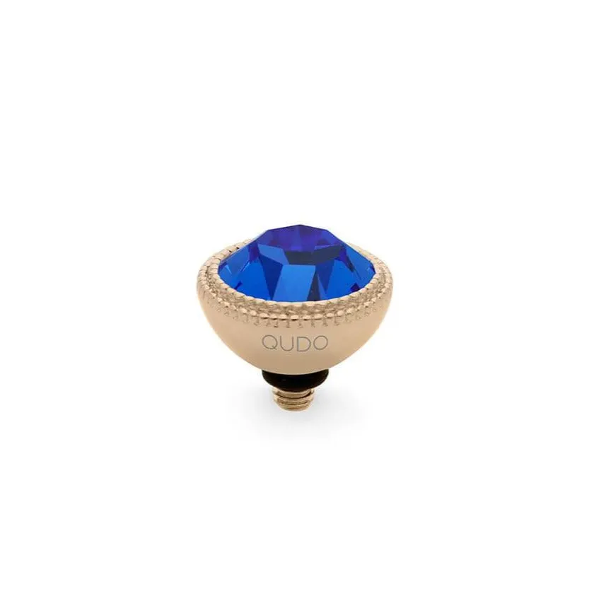 Qudo Fabero 11mm Gold Topper - Sapphire